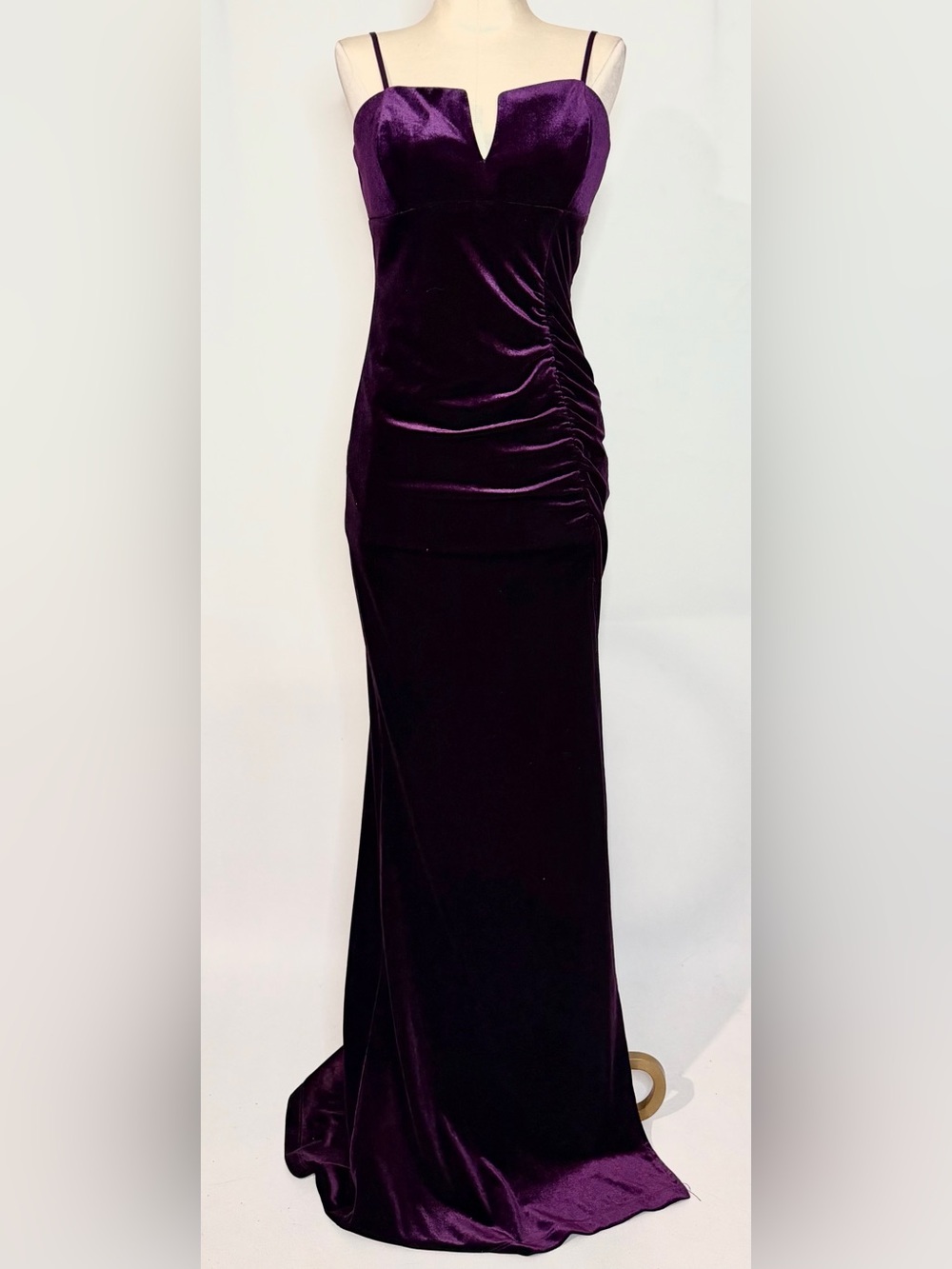 Stunning Emerald Sundae Velvet Evening Gown or Prom Dress Size M